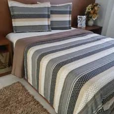 Coberdrom Casal 3 Peças com Porta Travesseiro – Dupla Face