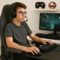 Capa de Cadeira Gamer Luxo Matelada Conforto Premium
