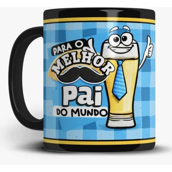 Caneca Personalizada Dia dos Pais - Para o Melhor Pai do Mundo - Canecas Personalizadas- Presentes