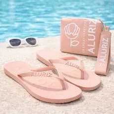 Kit Chinelo+Bolsa Necessarie Aluriz Bolsa de Mão Linda Básica Moderna - Promoção Envio Imediato