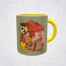 Caneca Porcelana Manda Chuva Hanna Barbera turma do manda chuva caneca de desenhos antigos