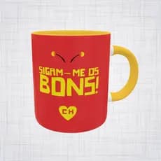Caneca Porcelana Chapolin Colorado sigam-me os bons chaves caneca do chapolin siganme los buenos
