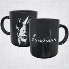 caneca porcelana the sandman neil gaiman DC preta