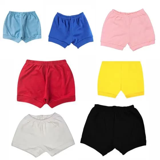 short tapa fralda varias cores para bebê infantil tamanhos do P ao GG