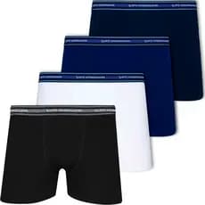 Kit 4 Cuecas Lupo Boxer Em Algodão Respirável Masculino Adulto Cueca Box Confortável Original