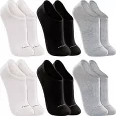 Kit 6 Pares Meias Lupo Original Sapatilha Algodão Masculino Feminina Cano Curto Soquete Academia