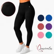 Calça  Legging Benévola  Feminina Poliamida Sem Costura Grossa Calça Cintura Alta Sem Transparência