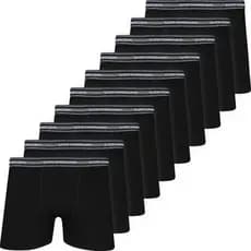 Kit 10 Cuecas Lupo Original Boxer Algodão Respirável Masculino Box Cueca Adulto Confortável Básica