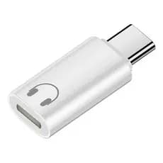 Adaptador De audio Lightning para USB C Compatível com iphone 15 16 17 serve para Fones De Ouvido Lightning