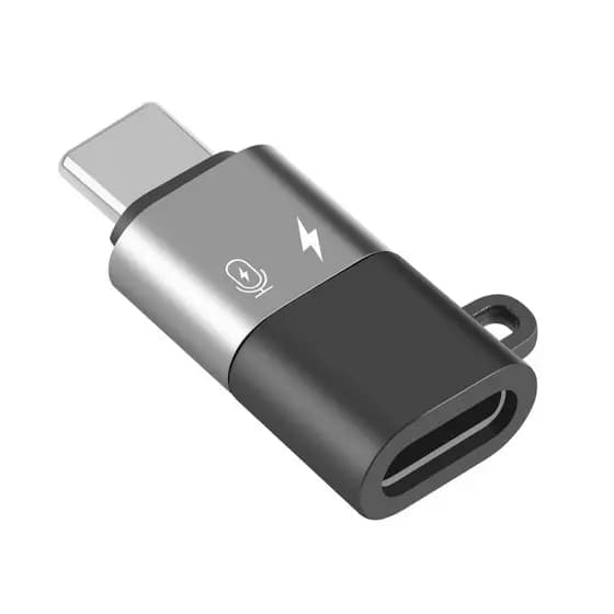 Adaptador OTG Lightning femea para USB C macho iphone ipad 3.0 Microfones Carregamento Carga