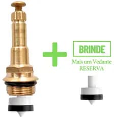 Reparo para Torneiras e Registros - Válvula Vedante C50 com 16 Estria Amarelo universal