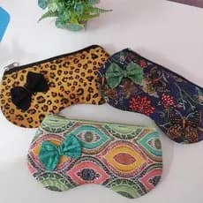 Porta Óculos/Capa para óculos de tecido/case óculos/porta óculos tecido/bolsa para óculos