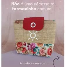 Nécessaire Farmacinha 2 em 1/Farmacinha/Porta Remédios/Porta Remédios Noite e dia/Farmacinha dupla