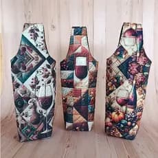 Porta garrafa vinho, capa para vinho, porta vinho tecido, porta vinho impermeável, acessório vinho, bolsa para vinho