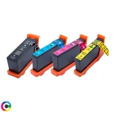 Kit 4 Cartuchos Compatível Lexmark Preto e Colorido S305 S405 S408 S505 S605 Pro 205 Pro 209 Pro 705