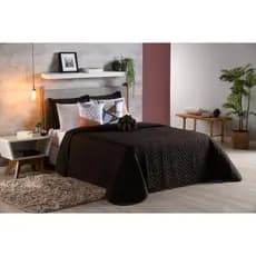Kit Luxo Real Cama Posta 01 Cobre Leito 02 Porta Travesseiros 02 Fronhas 02 Almofadas E 01 Almofada Nozinho Abstrato
