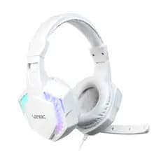 Fone De Ouvido Headset Gamer Vinik Guardian - Branco - Led Rainbow - Vkhsggdb