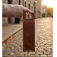 BOLSA PARA VINHO EM COURINO ALTA QUALIDADE