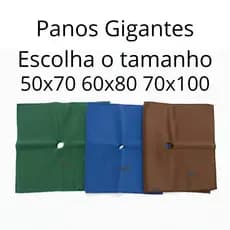 Kit 3 Panos de Microfibra com Furo para Rodo Vários tamanhos