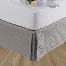 Saia Box Para Cama Solteirão Viúva Matelasse 1,28m