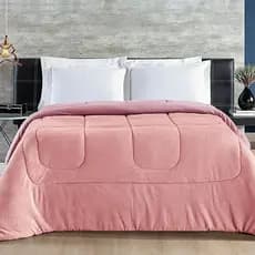 Coberdrom Casal Queen Malha 100% Algodão Dupla Face Manta Soft
