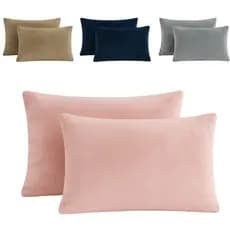 Par De Fronhas De Plush Manta Soft Para Travesseiro 70x50