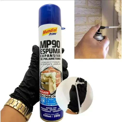 Espuma Expansiva mundial Prime 430ml/280g