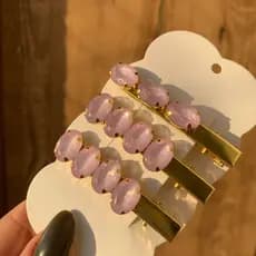 Presilha Pedraria Luxo / Hair Clip / Presilha / Grampo de Cabelo