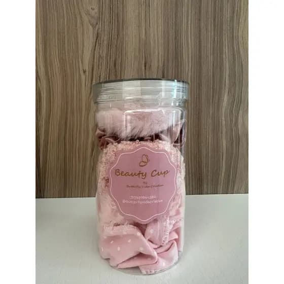 Beauty Cup Kit de Scrunchies e laços