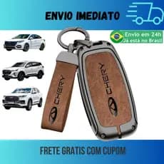 Capa Chave Chery Presença Arrizo Tiggo 7 8 Proteção Metal Qualidade Premium