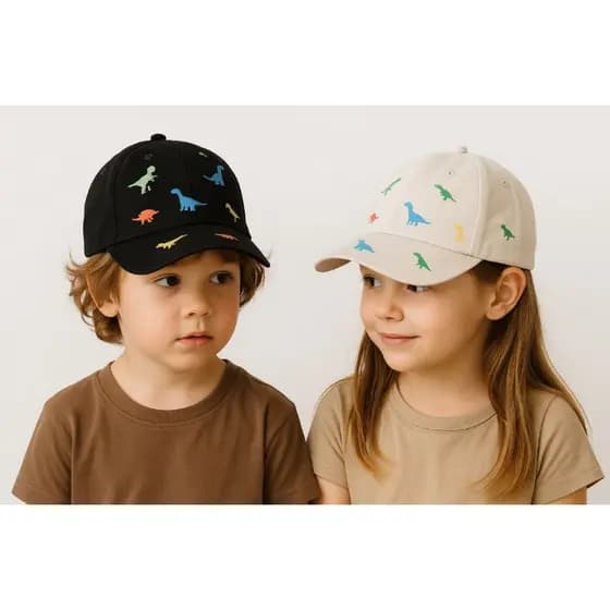 Bonés para Bebês de 1 a 3 anos Estampados Bicicleta Bike Ancora Dinossauro