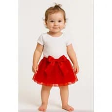 Saia Tule Tutu Bebê Para Body Personagem 1 a 2 anos Primeiros Passos
