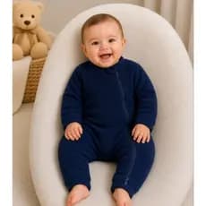 Macacão Ultra Soft Fleece Bebê PMG Ultra Macio Quentinho Inverno Zíper Lateral 0 a 12 Meses
