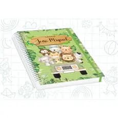 💙 CADERNETA DE VACINAÇÃO PERSONALIZADA SAFARI💙 Com nome na capa | Atualizada | Completa | com bolso