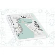 💙 CADERNETA DE VACINAÇÃO  TEMAS DINOSSAURO  COM BOLSO + ELASTICO + CHAVEIRO  | Ideal para acompanhar
