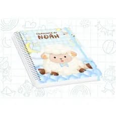 Caderneta de vacinação tema ovelhinha para menino