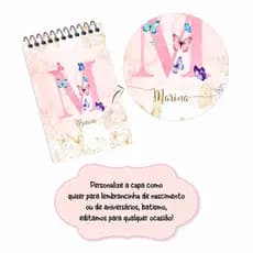 Bloquinhos personalizados para lembrancinha nascimento ou aniversario