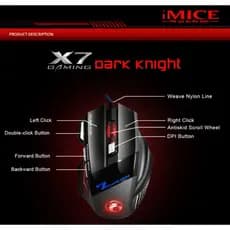 Mouse Gamer Imice X7 GAMING MOUSE / Envio Express - Promoção