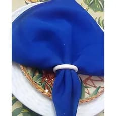 Kit Com 4 Guardanapos Em Oxford 42 X 42 Varias Cores Azul