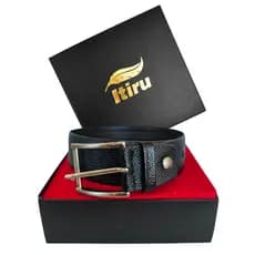 Cinto de Couro Masculino ITIRU Social Luxo Couro Bovino Genuíno Premium Presente dias dos Pais