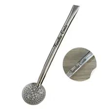 Bomba Inox Personalizada Chimarrão Tereré Gravação Nome ou logo