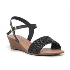 Sandalia feminina salto baixo moda feminina - calçado anabela