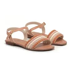 Sandália Feminina Rasteirinha Baixa - Sandália Flat - Sandália Rasteira Casual