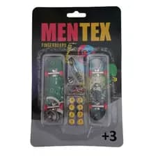 2 Skate De Dedo Mentex Fingerboard 2 Unidades Sortido Logboard Skateshop