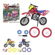 Brinquedo Miniatura Moto Cross De Dedo Bike