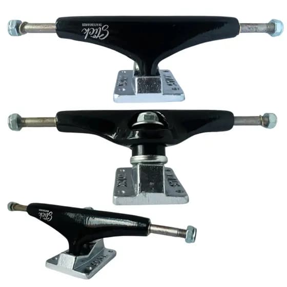 truck para skate sticks tamanho universal 139mm para iniciantes da pratica de skate