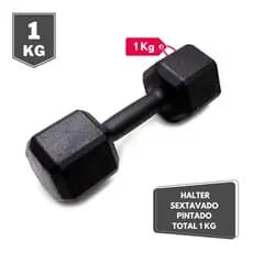 Halter Sextavado Pintado 1 Kg