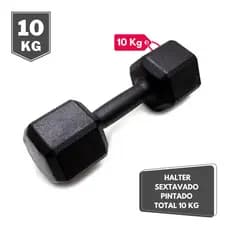 Halter Sextavado Pintado 10 Kg