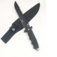 Faca para Acampamento Tática Cozinha Pesca Churrasco Inox + Bainha