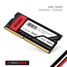 MEMÓRIA PCYES SODIMM 4GB DDR4 2666MHZ - PM042666D4SO - PCYES